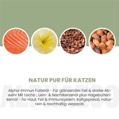 Alpha-Immun Futteröl für Katzen