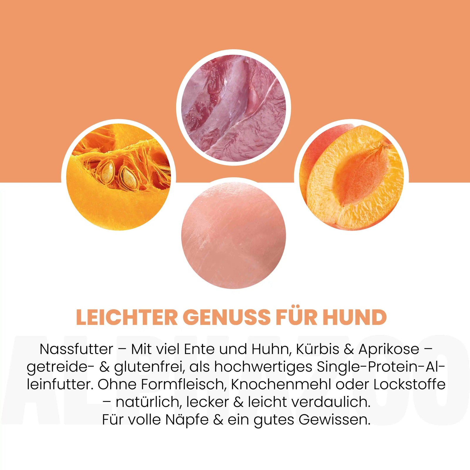 Ente + Huhn Nassfutter für Welpen