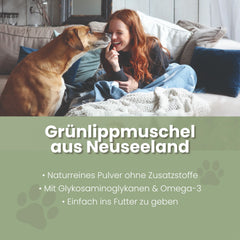 Grünlippmuschel-Pulver für Hunde