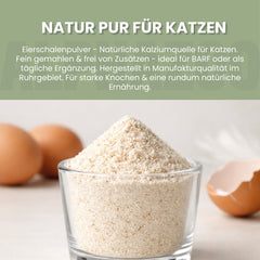 Eierschalenpulver für Katzen
