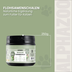 Flohsamenschalen für Katzen