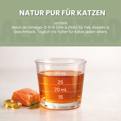 Lachsöl für Katzen