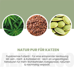 Pupsbremse Futteröl für Katzen