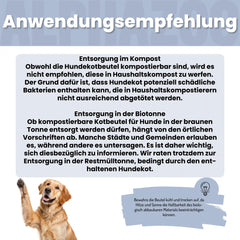 Pupssäckchen Kotbeutel Schwarz